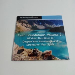 🏖 Faith Foundations Vol. 2 - 40 Video Devotions DVD NIB